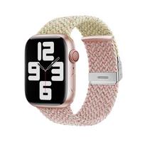 Pinta kilpa Apple Watch 8 Ultra 7 Band 49mm 41mm 45mm nailon Correa apyrankė IWatch Series 7 6 3 4 5 SE 38mm 40mm 42mm 44mm 38mm 40mm 41mm žvaigždė/rožinė
