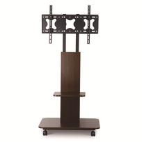 Mobile TV Cart Rolling Stand for 32       to 65       LED TVs Height Width Adjustable 35KG Load Bearing