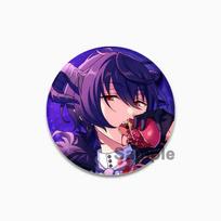 32/44/58mm Anime žaidimo sagė Sakuma Rei Ogami Koga Tsumugi Aoba Tori Himemiya Sagės Cosplay emalio smeigtukai drabužiams kuprinės aksesuarams 32mm(1.26in)