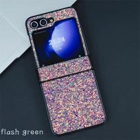 Leather Hinge Protection Phone Case for Samsung Galaxy Z Flip 6 5 4 3 Flip6 Flip5 Flip4 Flip3 5G Shockproof Protective Cover Galaxy Z Flip5