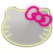 Manta MASNL129WH  Style Neon Lights Cat With A Bow LED Neon Mirror