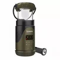 Hawk HWRDI430GN Radio Solar Dynamo With Flashlight