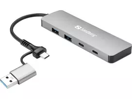 Sandberg 136-64 USB-C/A to 2xUSB-A+2xUSB-C Hub