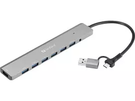 Sandberg 136-66 USB-C/A to 7 x USB 3.0 Hub