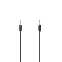 Hama 00205263 Audio Cable, 3.5mm Jack Plug - Plug Stereo Gold-Plated Ultra-thin 3m