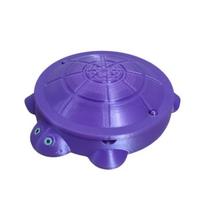 Mini vėžliuko smėlio dėžutė stalo žaislas Zen sodo rinkinys su mažu grėbliuku ir kastuvėliu Sensorinis streso malšinimo žaislas Biuro namų dekoratyvinis stalo aksesuaras A tamsiai violetine spalva