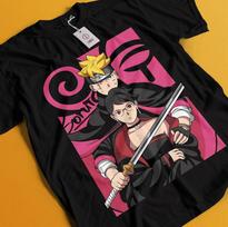 Sarada Uchiha Shirt Kawaki T-Shirt Naruto Tshirt Boruto Tee Anko Unisex Top M