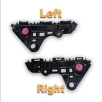 2Pcs L&R 52536-0A060 52535-0A060 Front Bumper Bracket Support For Toyota Corolla black
