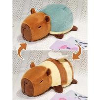 Lovely Transformation Capybara Plush Toy Kapybara Turn To Bee Crocodile Stuffed Doll Soft Cartoon Animal Pillow Kids Girl Gifts 25cm