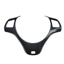 Car Steering Wheel Panel Decoration Cover Carbon Fiber Trim Moulding Sticker for BMW 3Series E90 E91 E92 E93 2005-2012