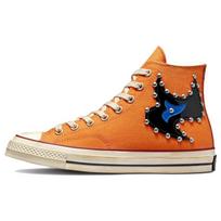 Come Tees x Converse Chuck Taylor All Star 1970s Trendy Casual High-Top Espadrilles Unisex Bright Orange 36.5 orange