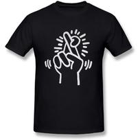Losnger Men's Keith Haring Pop Artist T Shirt S įvairiaspalvis
