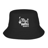 The Who Maximum Rb Tour Bucket Hat  Portable Fisherman Hats Summer Classic Travel Hiking Caps Hip Hop Graphic Sunscreen Hat One Size