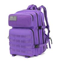 Large Outdoor Multifunctional Travel Backpack 45-55L violetinė