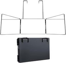Tool Hair Styling 360° Barber Mirror With Adjustable Height Brackets 3 Way Trifold Mirror Portable
