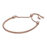 Pandora Brand Logo 925 Silver Bracelet Women Bracelet Gold 583090C00 Box