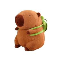Detachable Turtles Backpack Capybaras Plush Toy Super Soft PP Cotton Hugging Doll  Birthday Christmas Gift