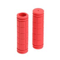 1 Pair Stylish MTB Mountain Bike Bicycle Non-Slip Rubber Handlebar Cover Grips raudona
