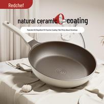 Red Chef Non-Stick Ceramic Frying Pan with Lid