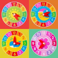 Montessori Busy Board Accessorie Wooden Toy Owl Submarine Shape Pairing Gear Educational Toy Early Education Trainig Toy Gift
