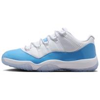 Jordan Air Jordan 11 Abrasion Resistant Low top Vintage Basketball Shoes Unisex White Blue FV5104-100 44.5 white