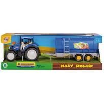 Traktor Zabawkowy New Holland T5 Z Cysterną Na Mleko 1:32 Daffi Mały Rolnik