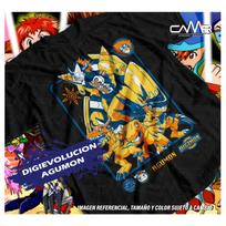 2026 Agumon nuotykių marškinėliai Veemon Digimon nuotykiai Omnimon Anime drabužiai Anime 100% medvilnė Laisvalaikio trumpomis rankovėmis Suaugusiems Vaikams XXXL juoda
