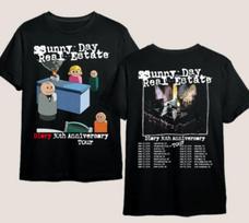 Sunny Day Real Estate 30 Years Diary Tour Concert Shirt Unisex T-Shirt S