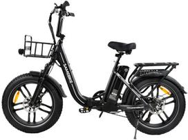 2026 m. bestseleris C05 profesionalus sulankstomas elektrinis dviratis 500W variklis 36V13AH 20 * 4.0 colių padanga USB mobiliojo telefono įkrovimas sulankstomas Ebike 500W 36V 13AH juoda