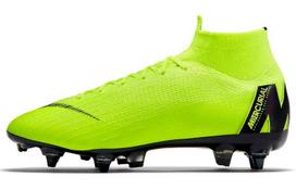 Nike Mercurial Superfly 6 SG Soft Ground Slip Resistant Abrasion Resistant Soccer Shoes Men's Green AH7366-701 43