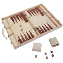Deluxe Wooden Chess & Backgammon Set with Strategy Game Packaging Portable Backgammon