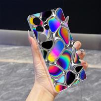 Iridescent Liquid Metal Texture Phone Case for Samsung Galaxy S26 S25 S24 S23 S22 S21 S20 FE Plus Lucency TPU Protection Cover Galaxy S25 Ultra