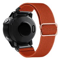 Elastinė pintos nailono kilpos apyrankė, skirta Garmin 22 26mm Fenix 7 7X 6X 6s 6 Pro 5 5s 5X Plus 3HR 945 Epix Gen 2 Enduro Quickfit juosta 22mm black