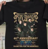 The Moody Blues 60Th Anniversary T-Shirt 2024 Thank You For The Memories XXXL