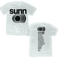 Sunn O))) band 2 sides white short sleeve T-shirt All sizes L