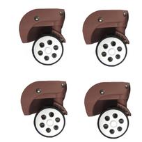 Trolley Casters 360 Degree Swivel Suitcase Rubber Wheels 60x12/55x12mm 4pcs/Set