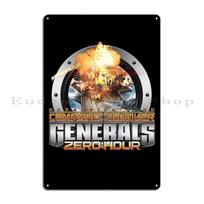 Command And Conquer Generals Zero Hour Metal Plaque Wall Designer Wall Decor Club Bar Club Tin Sign Poster 20x30cm（7.8x11.8inch）