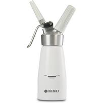 Syfon do bitej śmietany n2o kitchen line zestaw + 3 końcówki 0.25l - biały - hendi 588031