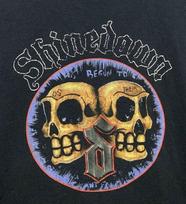 Shinedown Begun Us to Them Tour Concert Shirt Classic Black Unisex S-4XL M