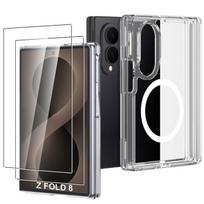 Coque pour Samsung Galaxy Z Fold 8, Protection avec Cercle Magnétique Antichoc - 2 Verres Trempés