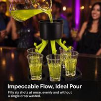 Fair Pouring Drink Dispenser Hexagon Design Shot Pourer Party Drink Dispenser  For Cocktails