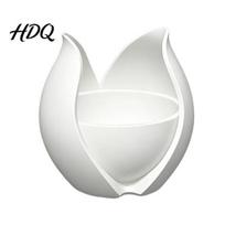 Modern Home Decor Planter Tulip Flower Shape Planter 3D Printed Decorative Pot Soil Cultivation Bowl Pot Minimalist Plant Container for Office Desk