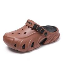 Men Thick Sole EVA Clogs Closed Toe Half Slippers Ventilated Summer Outdoor Beach Garden Shoes Daily Walking Travel Footwear 40