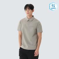 [Snowpeak] 37.5 Polo Short-Sleeve T-shirt Fog Gray (S26MMTPS36) 95(M)