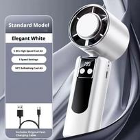 Super Speed Wind Cannon Handheld Mini Fan Portable Semiconductor Ice Compression Cooling Outdoor Mini Air Conditioner Fan balta