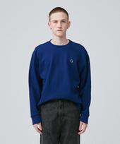 A Cock Non-Rib Point Sweatshirt [Deep Blue] Deep Blue/L