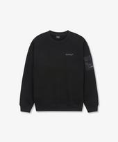 Supra Monogram Ripstop Pocket Sweatshirt (Black) Bks/S