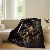 Movie G-Game of T-thrones Blanket For Sofa Office Bed Plane Travel Sleep Read Relax Camping Soft And Warm Size: 75*100cm, Weight: 230 GSM