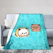Bubu & Dudu Swing Super Warm Blankets Kids Adult Plush Throw Blanket Fluffy Bedroom Flannel Bedspread Sofa Bed Cover Size: 75*100cm, Weight: 230 GSM