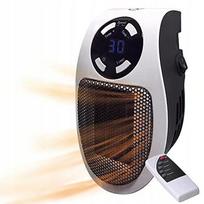 Mini electric heater with remote control - compact and efficient heat source